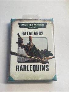 Harlequins - Warhammer 40k Datacards - Warhammer 40,000 - OOP - SEALED - Picture 1 of 2
