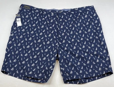 Nuevo con etiquetas Pantalones Cortos Polo Ralph Lauren Calce Clásico Para Hombres 44B Velero Azul Marino Foto 1 de 4