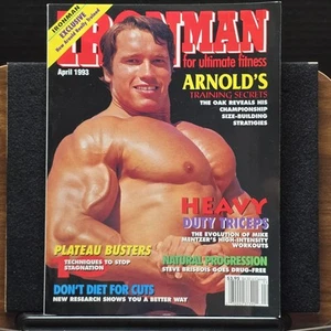 VTG Ironman April 93 Cover Arnold Schwarzenegger gay Interest - Picture 1 of 11