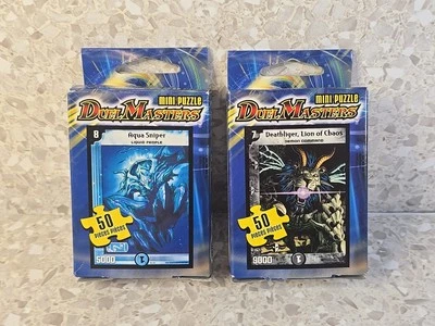 Duel Masters Mini Puzzle Lot of 2 Aqua Sniper & Deathliger 50pcs 2004 Hasbro NEW - Image 1 of 4