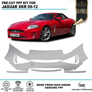 Bumper PreCut Stone Chip Guard PPF Paint Protection film for Jaguar XKR 09-12 - Picture 1 of 4