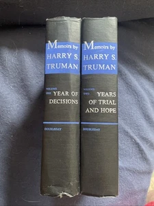 Memoiren von Harry S. Truman Bände I & II 1955 & 1956 HC Doubleday - Bild 1 von 4