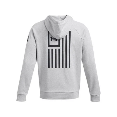 Under Armour 1386756 Men's UA Freedom Flag Graphic Logo Long Sleeve Hoodie - Image 1 of 3