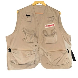 Vintage Professional Canon Camera Photography Vest Made In USA - Picture 1 of 6