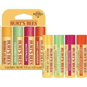 Balsami labbra Burt's Bees appena raccolti confezione da 4 confezioni valore 0,15 once ogni 4 tubi nuovi - Foto 1 di 8