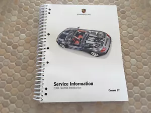 PORSCHE OFFICIAL CARRERA GT SERVICE INFORMATION MANUAL BROCHURE 2004 USA EDITION - Picture 1 of 12