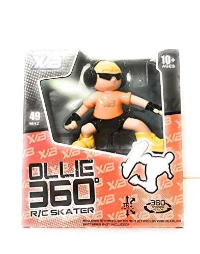 XB Ollie 360 Degrees Spinning Action R/c Skater Tri Function 49 MHz