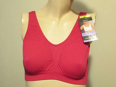 NWT BRA BALI X98J Crop Top Pull-over Bralette Microfiber Wirefree Color/Size Cho - Image 1 of 3