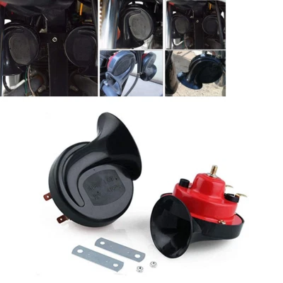 2PCS 12V Accessory 105DB Super Loud Dual-tone Snail Air Horn Car Truck Boat   - Image 1 of 4