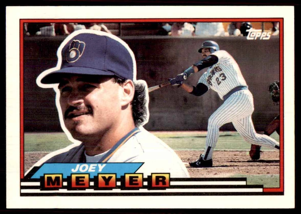 1989 Topps Big Joey Meyer Milwaukee Brewers #153 - Image 1 of 2
