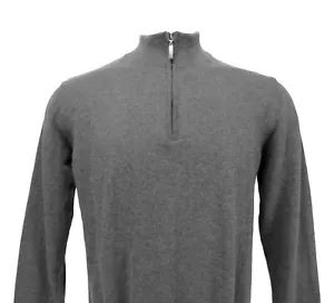Guide London Herren XL Gr. Dunkelgrau 1/4 Zip Baumwolle Pullover Neu - Bild 1 von 9