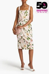 RRP€1125 DOLCE & GABBANA Sheath Dress IT48 US12 UK16 XXL Lily Made in Italy - Picture 1 of 7
