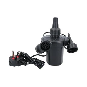 Inflador bomba de aire eléctrica 240V adaptadores válvulas camping cama colchón piscinas BLK0 - Imagen 1 de 1