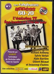 DVD LES ANNÉES 60-70 L'EMISSION TV AGE TENDRE ET TÊTE DE BOIS VARTAN/HALLYDAY.. - Picture 1 of 2