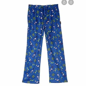Holiday Print Micro Fleece Men’s PJ Pajama Bottoms Size Large - Picture 1 of 5