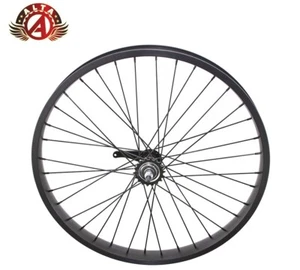 ALTA Cruiser Bike Bicycle Alloy 26" 45mm 36 Spoke Rear Coaster Wheel Matte Black - Picture 1 of 1