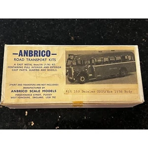 Vintage Anbrico Metal Model Kit 16d Daimler C0G5/ROE 1938 Coach Bus Kit 1/76 - Picture 1 of 11