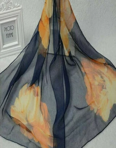 Sciarpa-Stola-Elegante-Intramontabile-Chiffon-Nuova - Foto 1 di 5