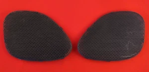 1998-2002 CHEVROLET CAMARO Z28 REAR SPEAKER COVERS GRILL GRILLE OEM BLACK SET - Picture 1 of 6