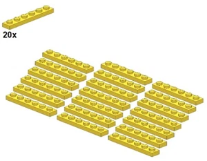 LEGO® - Plates - Yellow - 3666-03 - 1x6 (20Stk) - Platte - Gelb - Picture 1 of 1