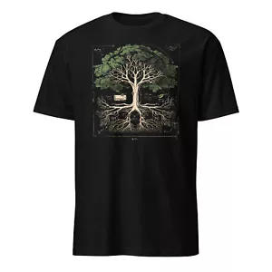 Baum Anatomie Shirt Baum Natur Eiche Waldarbeiter T-Shirt Gr. S-3XL Geschenk Tee - Bild 1 von 6