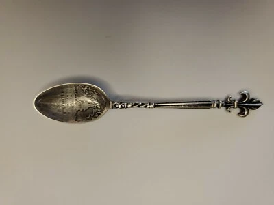 Antigua cuchara Sterling Sacramento Demitasse 1891 Foto 1 de 4