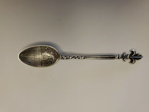 Antique Sterling Sacramento Demitasse Spoon 1891 Cover