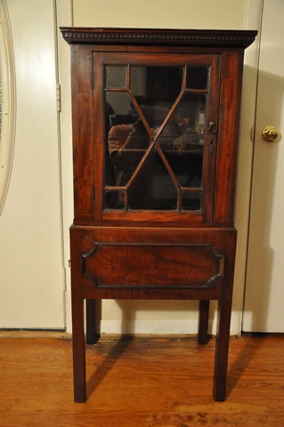 George III Mahogany Cabinet on Stand Cover