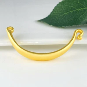 Pure 999 24K Yellow Gold Bracelet Women Bangle Accessory 4.27g - Picture 1 of 3