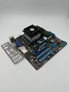 Asus M4A785-M AMD Socket AM2 Desktop Motherboard Combo Athlon 7750 + 4GB RAM - Picture 1 of 10