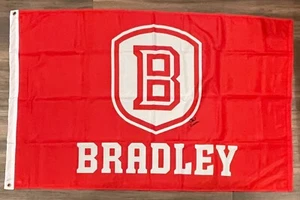 Chet Walker Firmado Bradley Braves BU 3x5 Bandera Baloncesto Schwartz Deportes Certificado de Autenticidad - Imagen 1 de 5