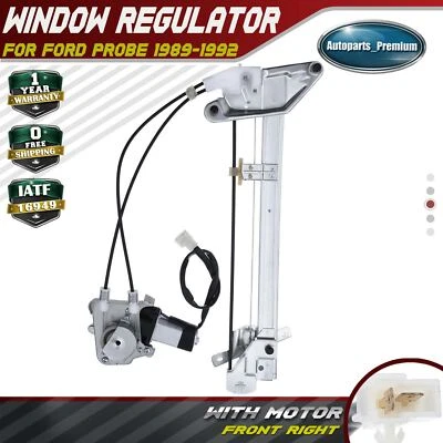 Power Electric Window Regulator with Motor for Ford Probe 1989-1992 Front Right - Image 1 of 4