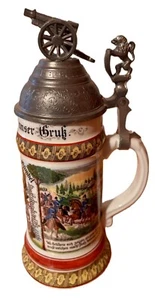 Reservistenkrug Gümbel 5.Bayer Feld Art. Regiment in Landau 98/1900 - Bild 1 von 10