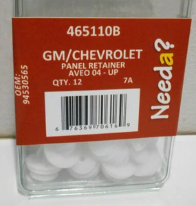 Pack of 12 New Needa Parts 465110B GM Trim Panel Retainers Aveo - Picture 1 of 2
