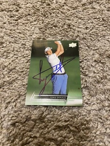 Luke Donald Signed 2024 Upper Deck Golf Card PGA 2023 Ryder Cup - Picture 1 of 2