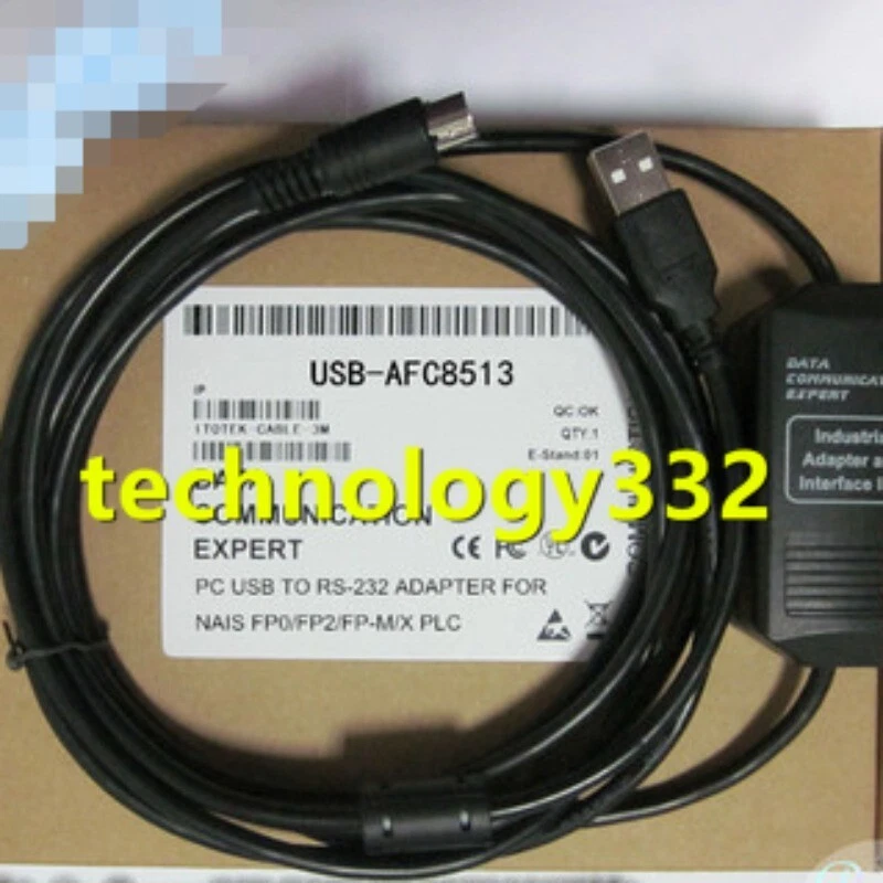 1PC NEW Panasonic FP0/FP2/FP-M X ∑ EGseries PLC programming cable USB-AFC8513#YT - Image 1 of 1