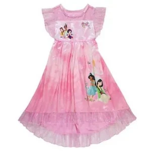 Disney Princess Satin and Tulle Girl's Fancy Character Nightgown - Picture 1 of 11
