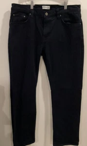 Tecovas Herrenjeans 38x30 schwarz gerade fünf Taschen Stretch Denim Ranch Kleidung - Bild 1 von 12