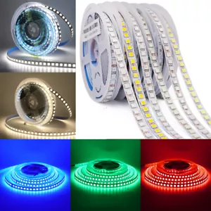 12V 2835 5050 5054 SMD LED Strip Lights Flexible Lighting Tape Band Waterproof - Picture 1 of 51