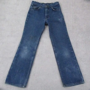 Vintage Levi’s Jeans Kids 11 Blue 316 Orange Tab 70s Saddleman USA Made 25x25 * - Picture 1 of 21