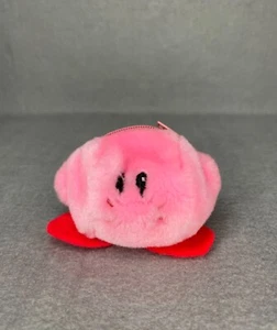 Raro giocattolo bambola Kirby peluche 2,5" Takara 1993 cinturino da polso mini borsa Giappone - Foto 1 di 17