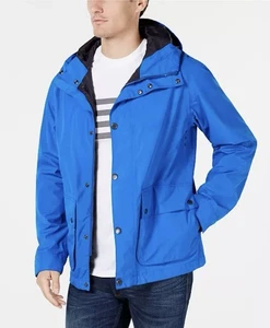 BARBOUR Men's Gunwale Hooded Waterproof Jacket Blue Size XL - Picture 1 of 20