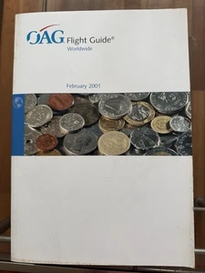 OAG Flight Guide February 2001 Timetable- good condition - Picture 1 of 6