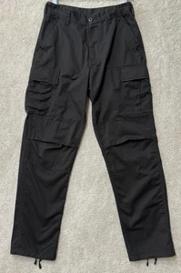Pantalones cargo Rothco BDU para hombre pequeños negros militares utilitarios ropa de trabajo bolsillos - Imagen 1 de 9