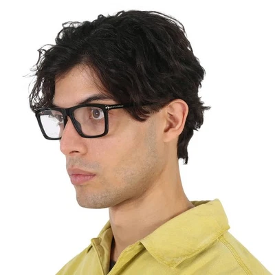 Gucci Demo Occhiali da Vista Uomo Rettangolari GG1445O 001 56 GG1445O 001 56 - Immagine 1 di 4