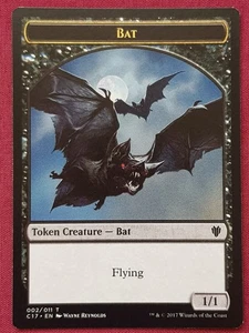 Magic The Gathering COMMANDER 2017 C17 BAT VAMPIRE token card MTG - Picture 1 of 2