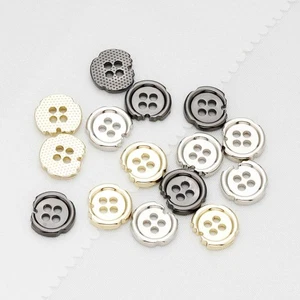 10pcs Irregular metal buttons, suitable for shirt sewing, 11.5mm - Picture 1 of 9
