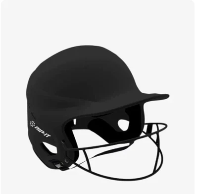 RIP-IT Vision Pro Fastpitch Softball Batting Helmet Matte Black S/M 6 - 6 7/8 - Image 1 of 4