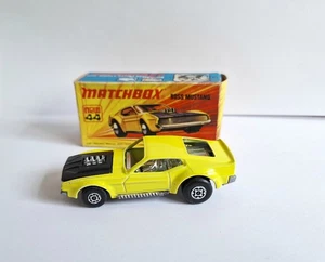 Matchbox Superfast 44 Boss Mustang modelo de error de fábrica!! ¡Raro!! - Imagen 1 de 10