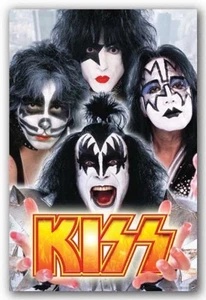 Kiss -Original Four Faces (Sealed New Poster #9083)Ace-Peter-Gene-Paul - Picture 1 of 5
